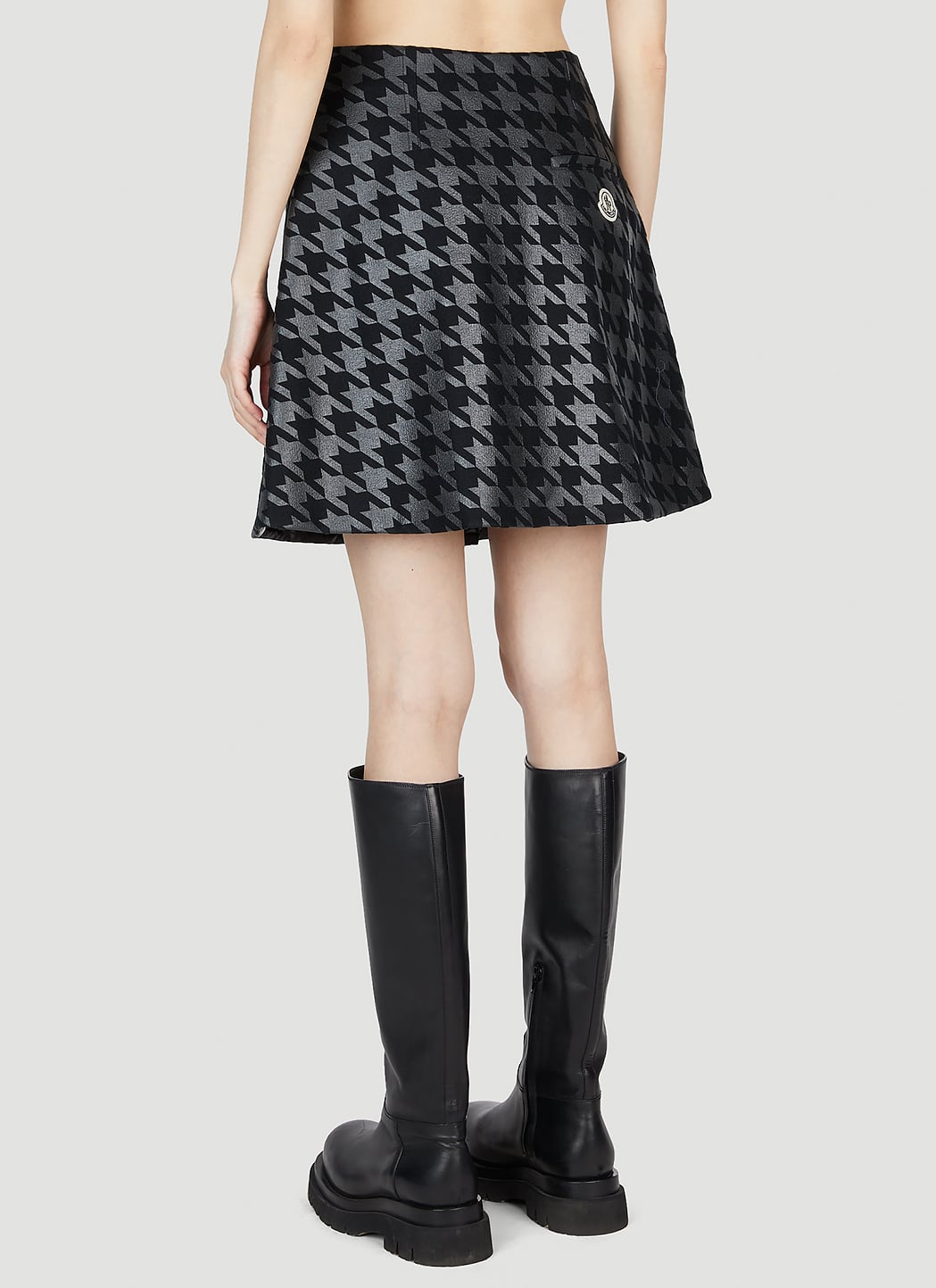 7 Moncler Fragment 7 Moncler Fragment Women Houndstooth Mini Skirt