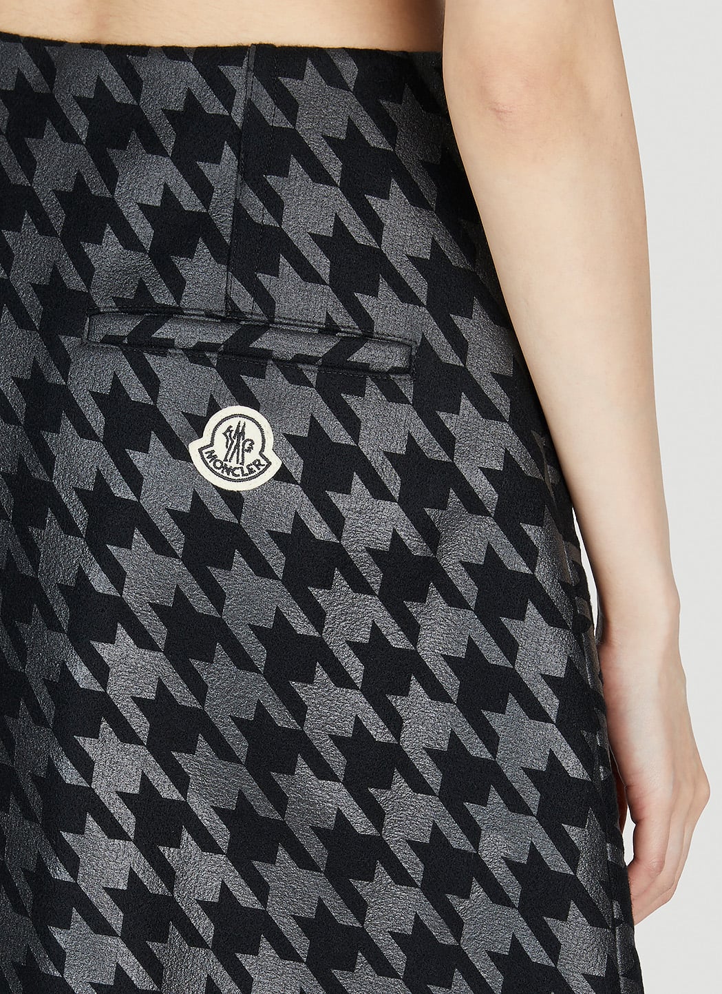 7 Moncler Fragment 7 Moncler Fragment Women Houndstooth Mini Skirt