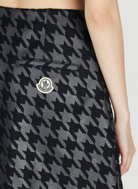 7 Moncler Fragment 7 Moncler Fragment Women Houndstooth Mini Skirt