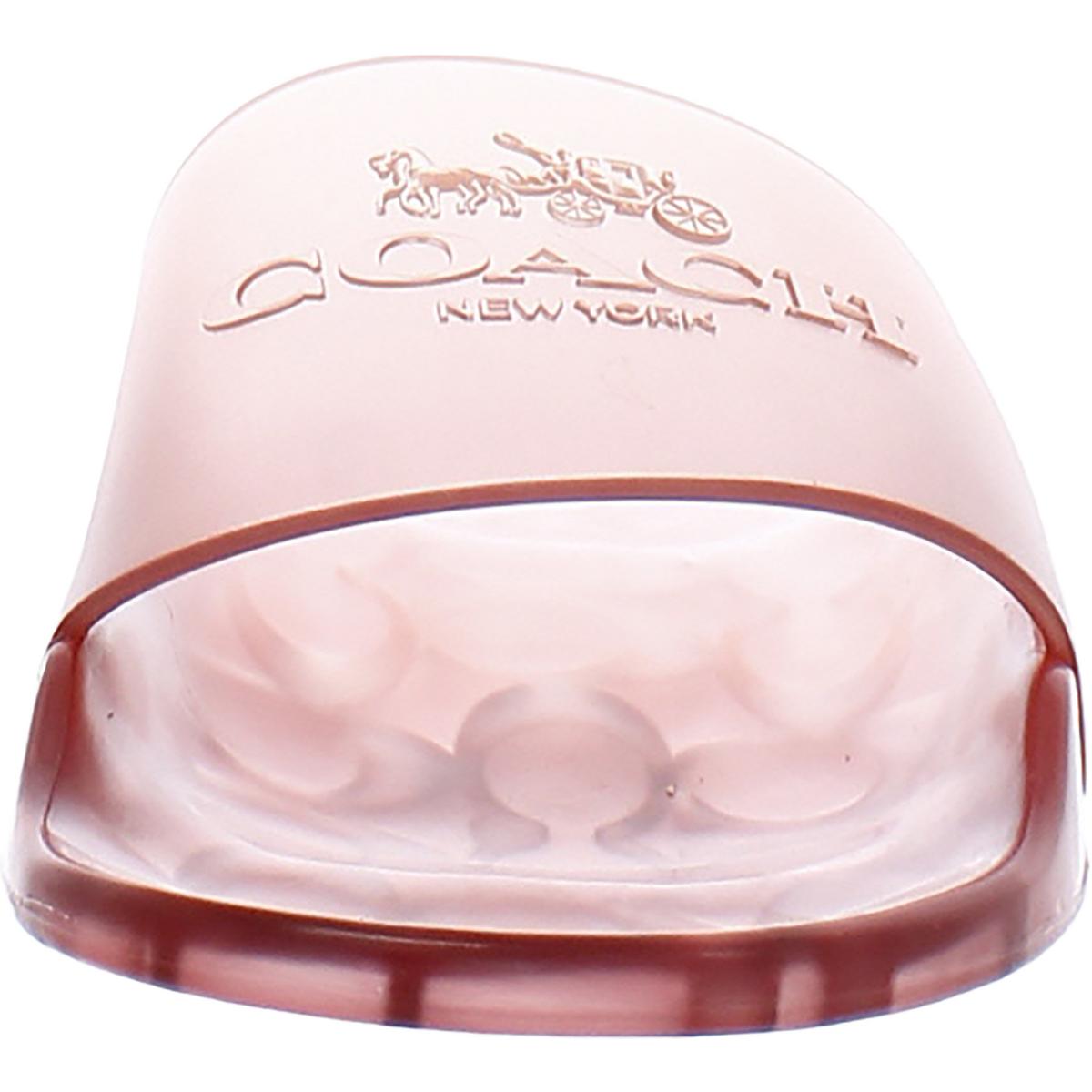Ulyssa Womens Logo Flats Pool Slides