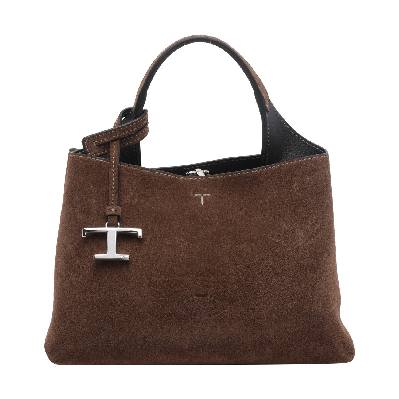 Tod's Tod's Women Micro Leather Handbag With T Timeless Charm