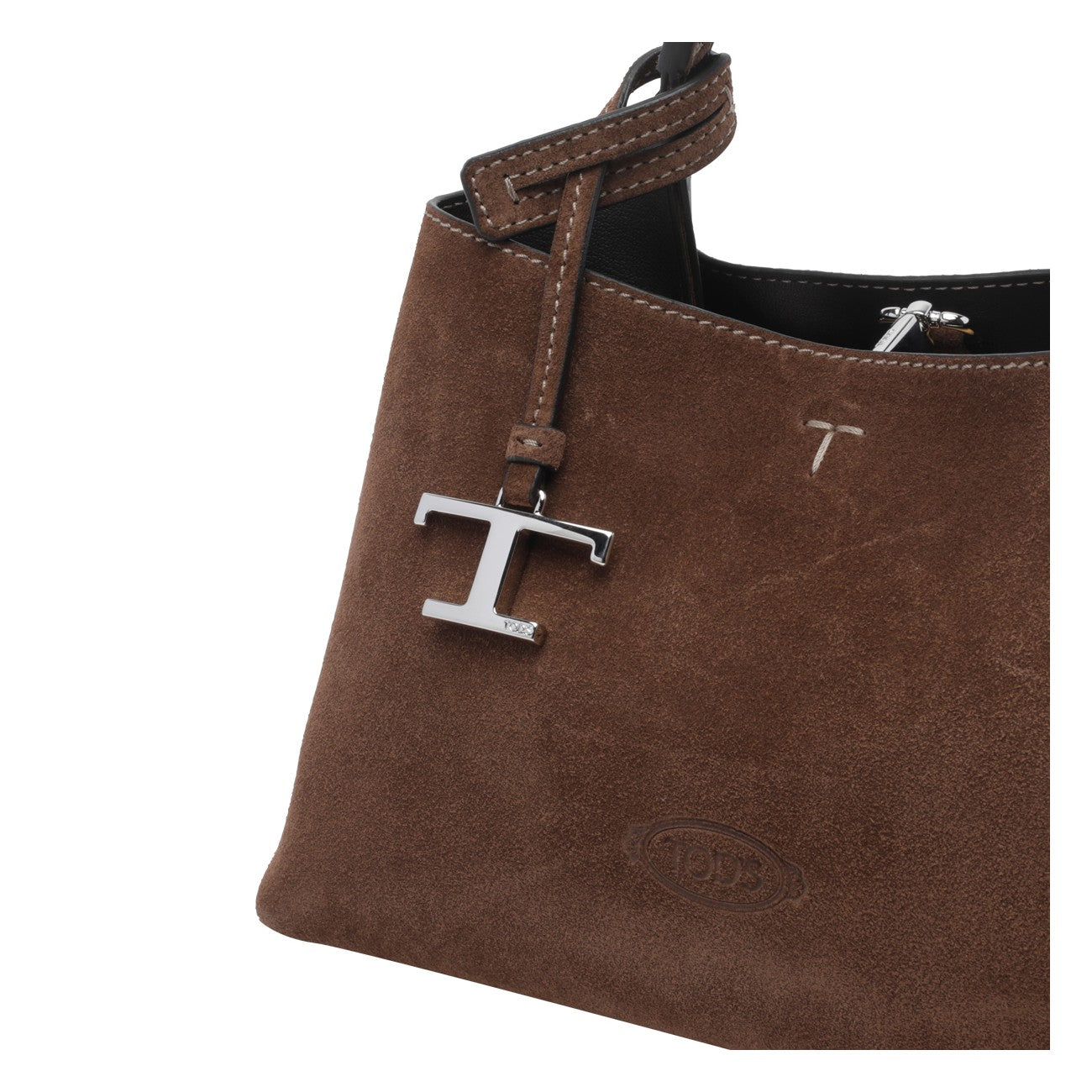 Tod's Tod's Women Micro Leather Handbag With T Timeless Charm