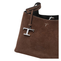 Tod's Tod's Women Micro Leather Handbag With T Timeless Charm