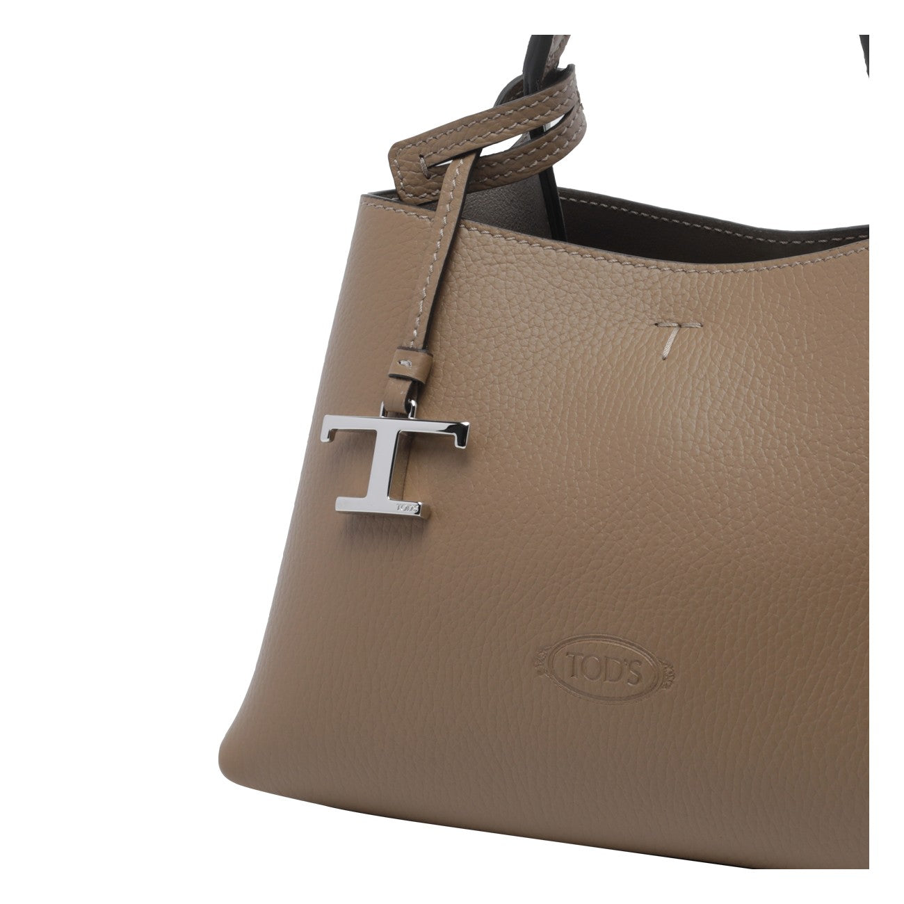 Tod's Tod's Women Micro Leather Handbag With T Timeless Charm