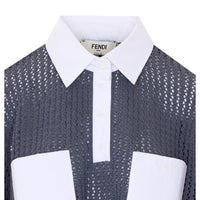 Fendi Women Military Mesh Polo