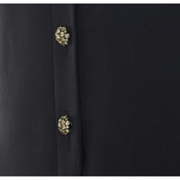 Saint Laurent Saint Laurent Women Mini Buttons And Crystals Dress