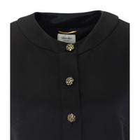 Saint Laurent Saint Laurent Women Mini Buttons And Crystals Dress