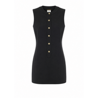 Saint Laurent Saint Laurent Women Mini Buttons And Crystals Dress