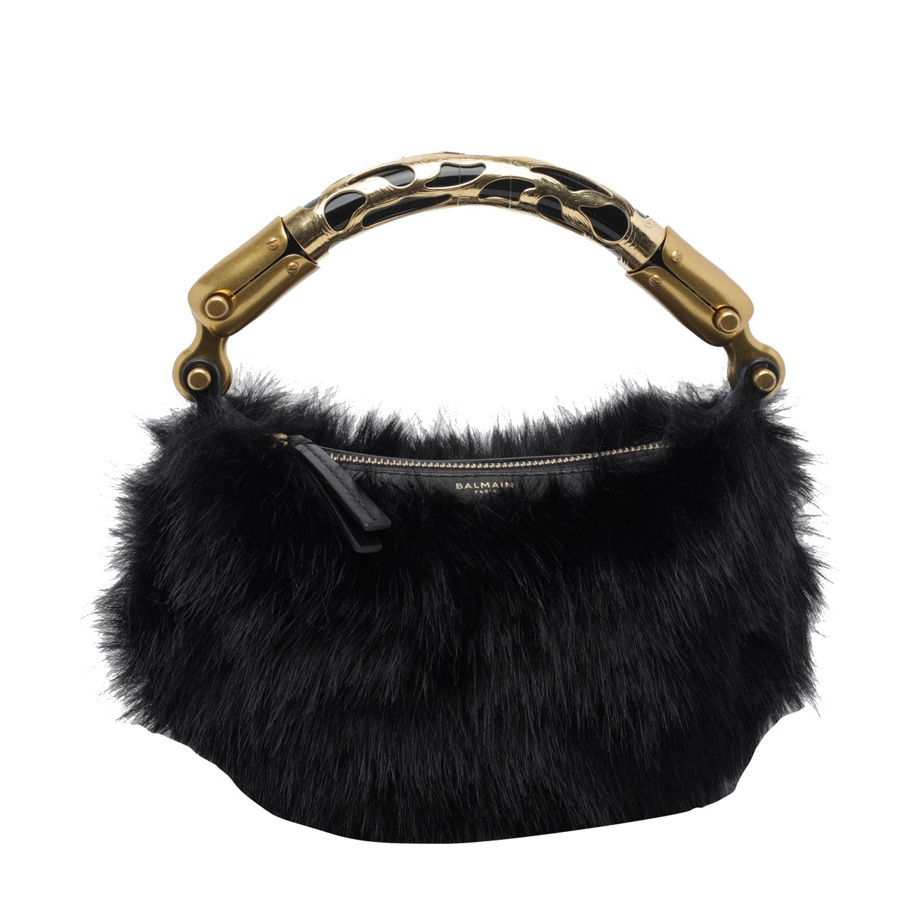 Balmain Balmain Women Mini Ebene Handbag