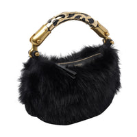 Balmain Balmain Women Mini Ebene Handbag