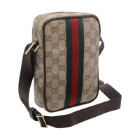 Gucci Men Mini Gg And Web Crossbody Bag