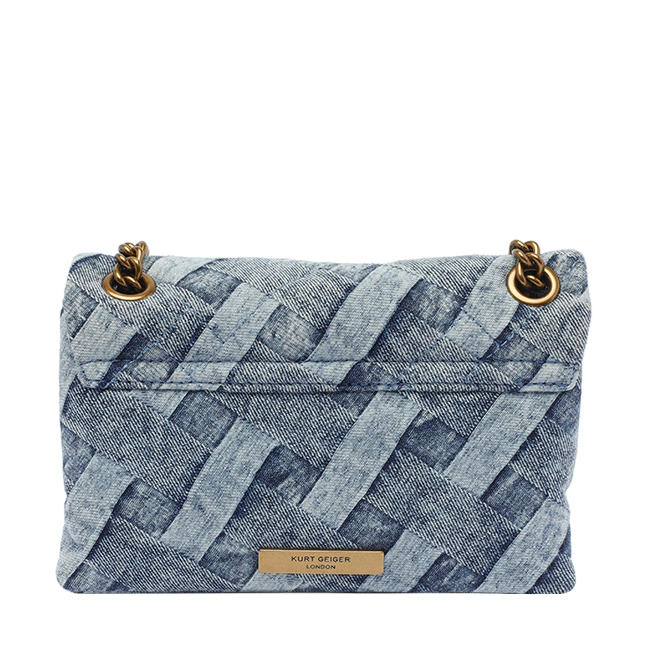 Kurt Geiger Kurt Geiger Women Mini Kensington Denim Crossbody Bag