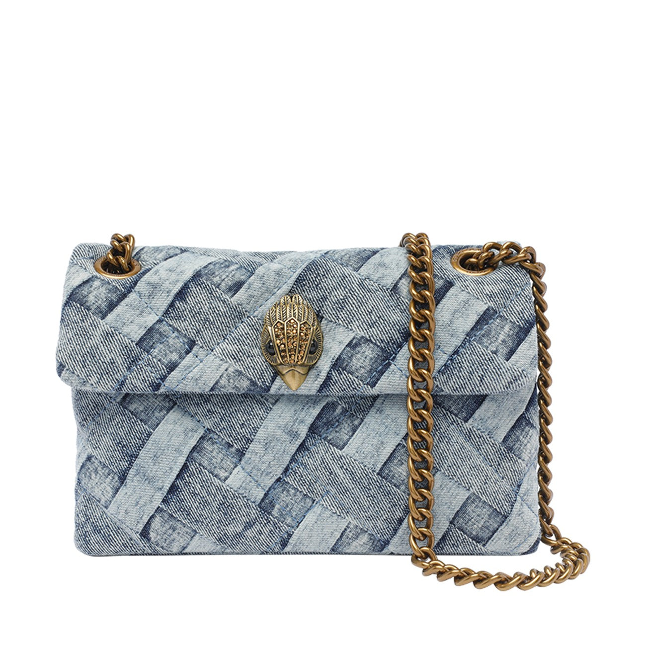 Kurt Geiger Kurt Geiger Women Mini Kensington Denim Crossbody Bag
