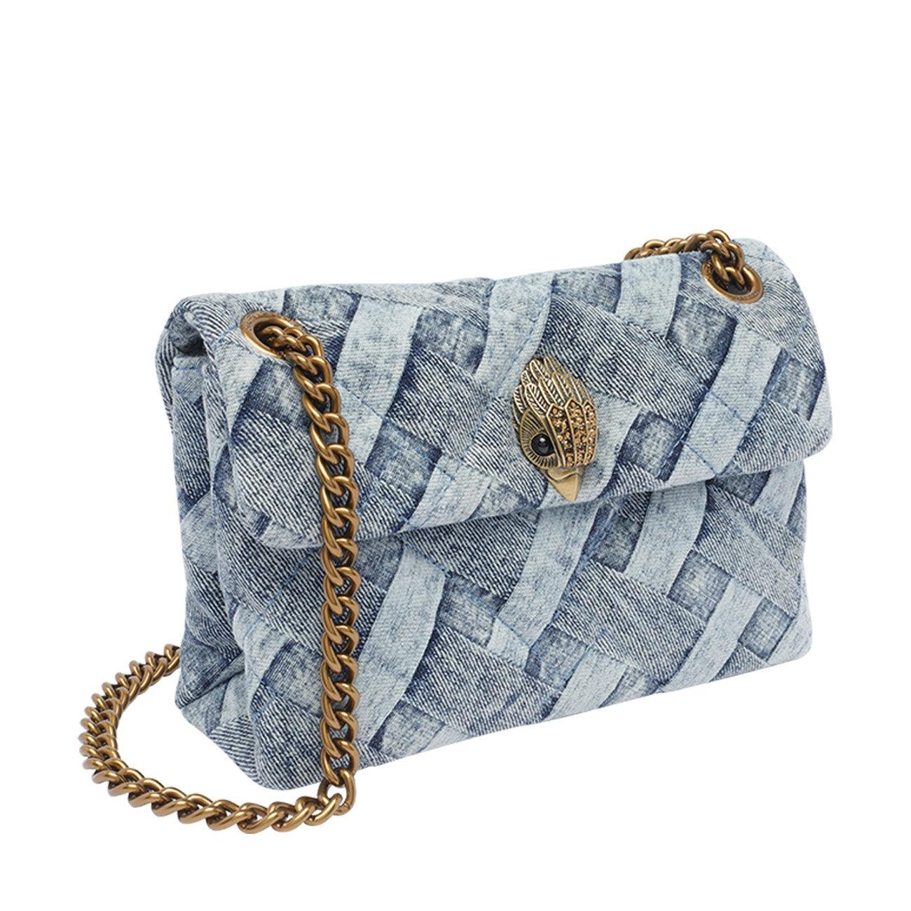 Kurt Geiger Kurt Geiger Women Mini Kensington Denim Crossbody Bag