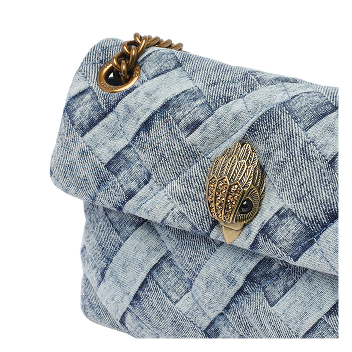 Kurt Geiger Kurt Geiger Women Mini Kensington Denim Crossbody Bag