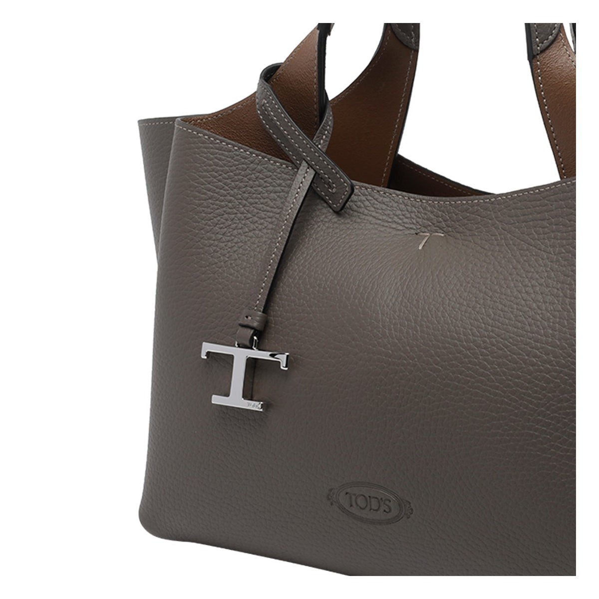 Tod's Women Mini Leather Bag With T Timeless Pendant