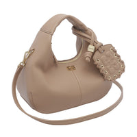Ganni Ganni Women Mini Logo Hobo Bag
