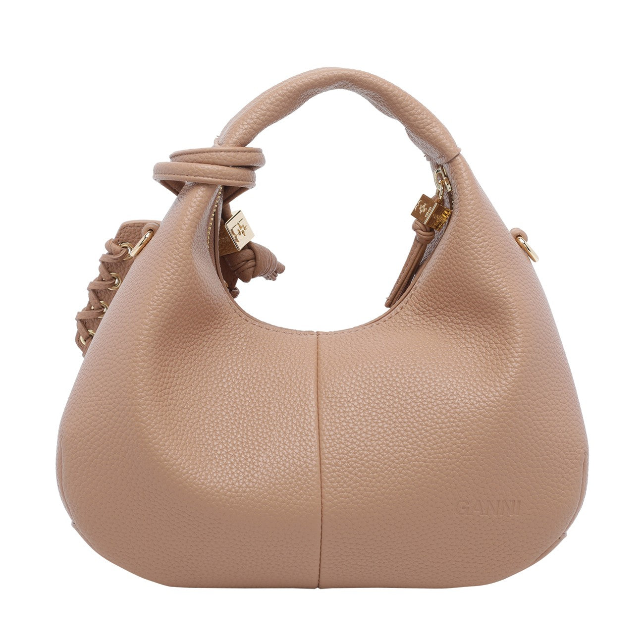 Ganni Ganni Women Mini Logo Hobo Bag