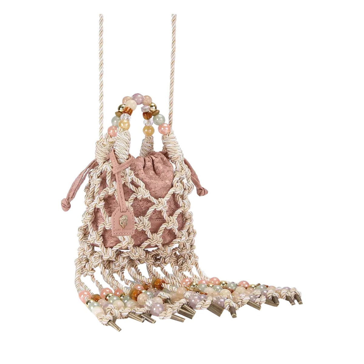 Kurt Geiger Women Mini Macrame Rope Handbag