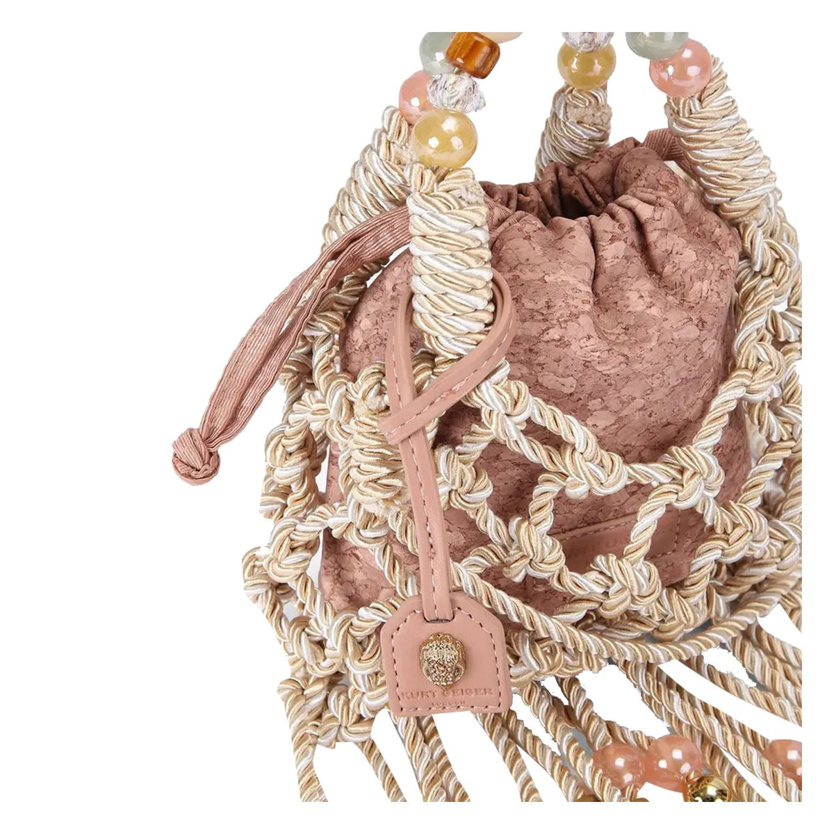 Kurt Geiger Women Mini Macrame Rope Handbag