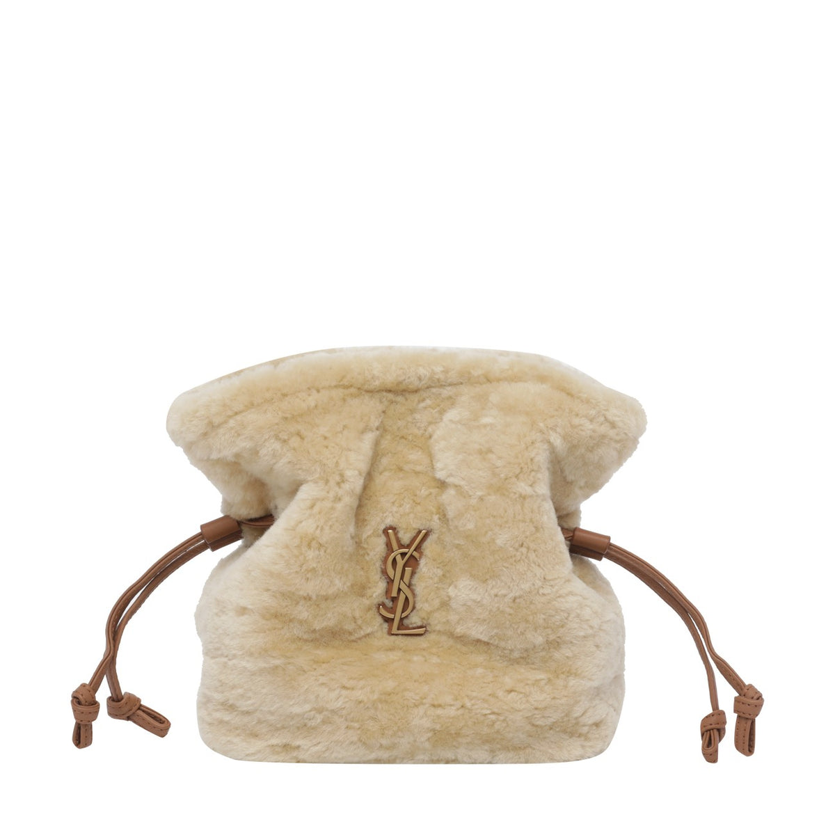 Saint Laurent Saint Laurent Women Mini Shearling Jamie Crossbody Bag