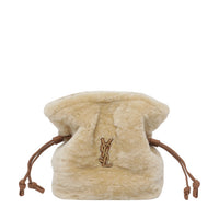 Saint Laurent Saint Laurent Women Mini Shearling Jamie Crossbody Bag