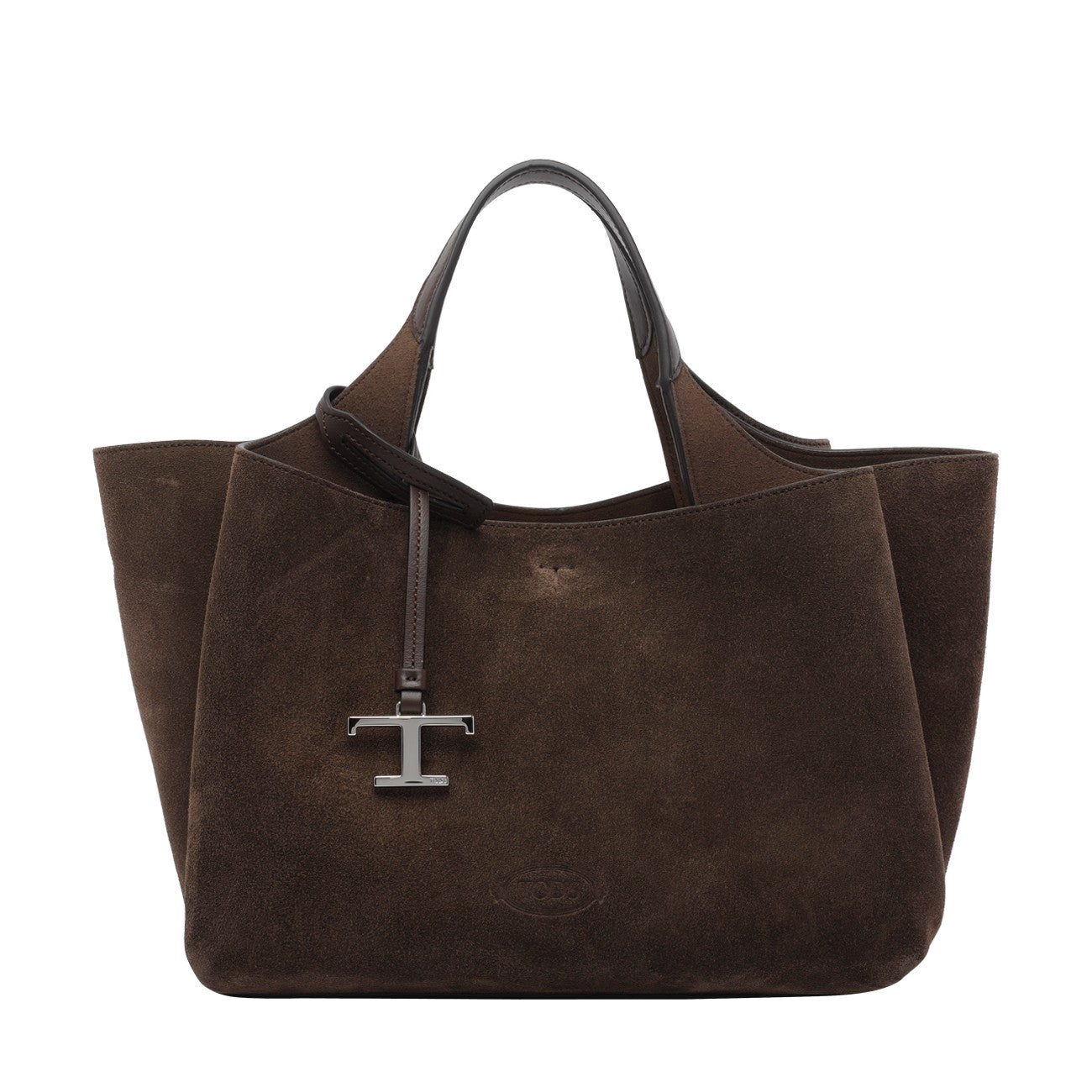 Tod's Tod's Women Mini Suede Handbag With T Timeless Charm