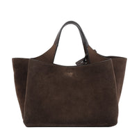 Tod's Tod's Women Mini Suede Handbag With T Timeless Charm