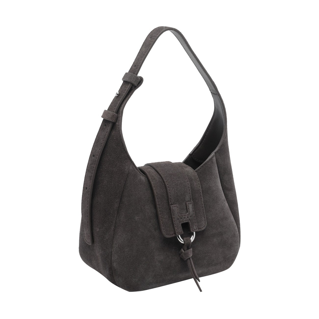 Hogan Hogan Women Mini Suede Hogan Trend Hobo Bag