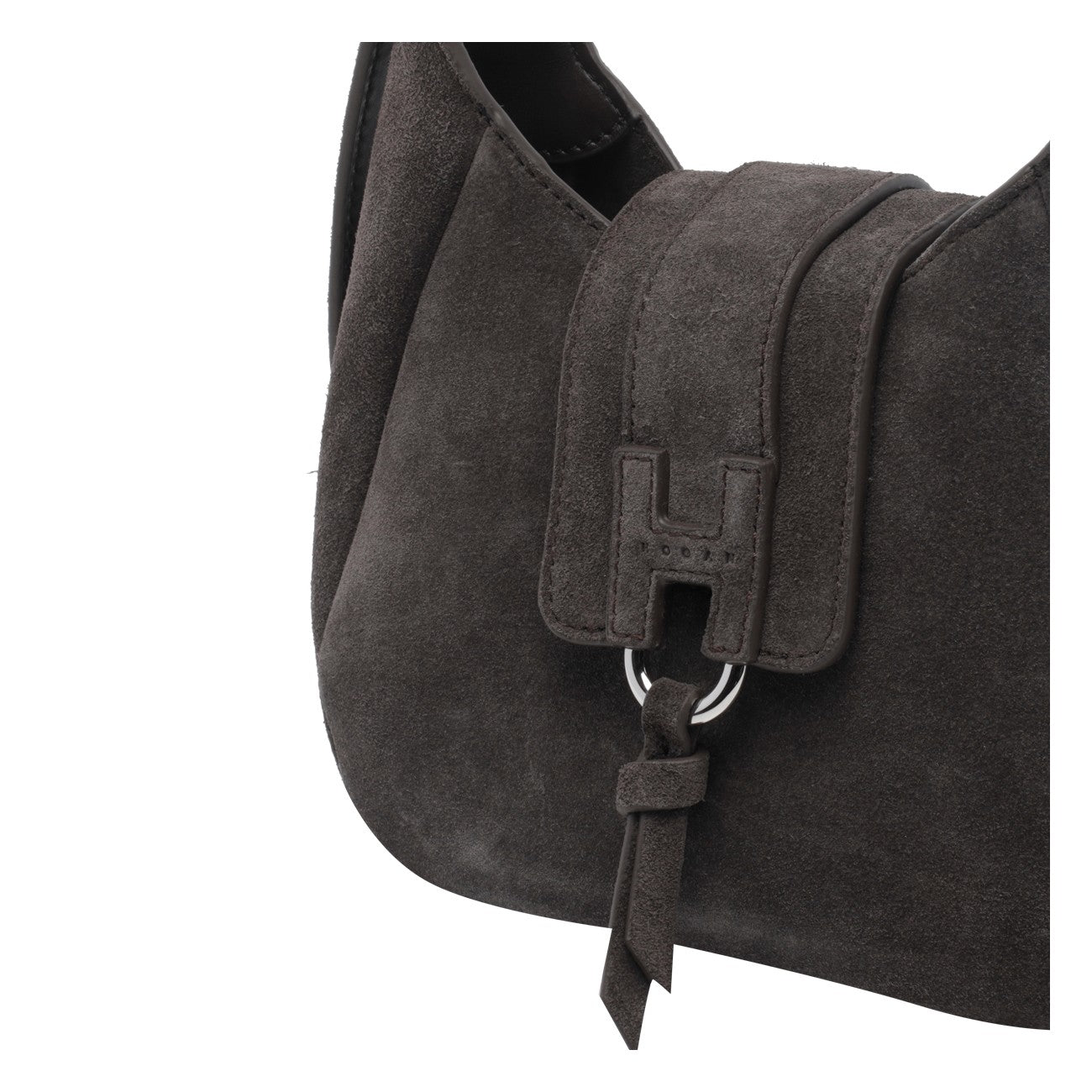 Hogan Hogan Women Mini Suede Hogan Trend Hobo Bag