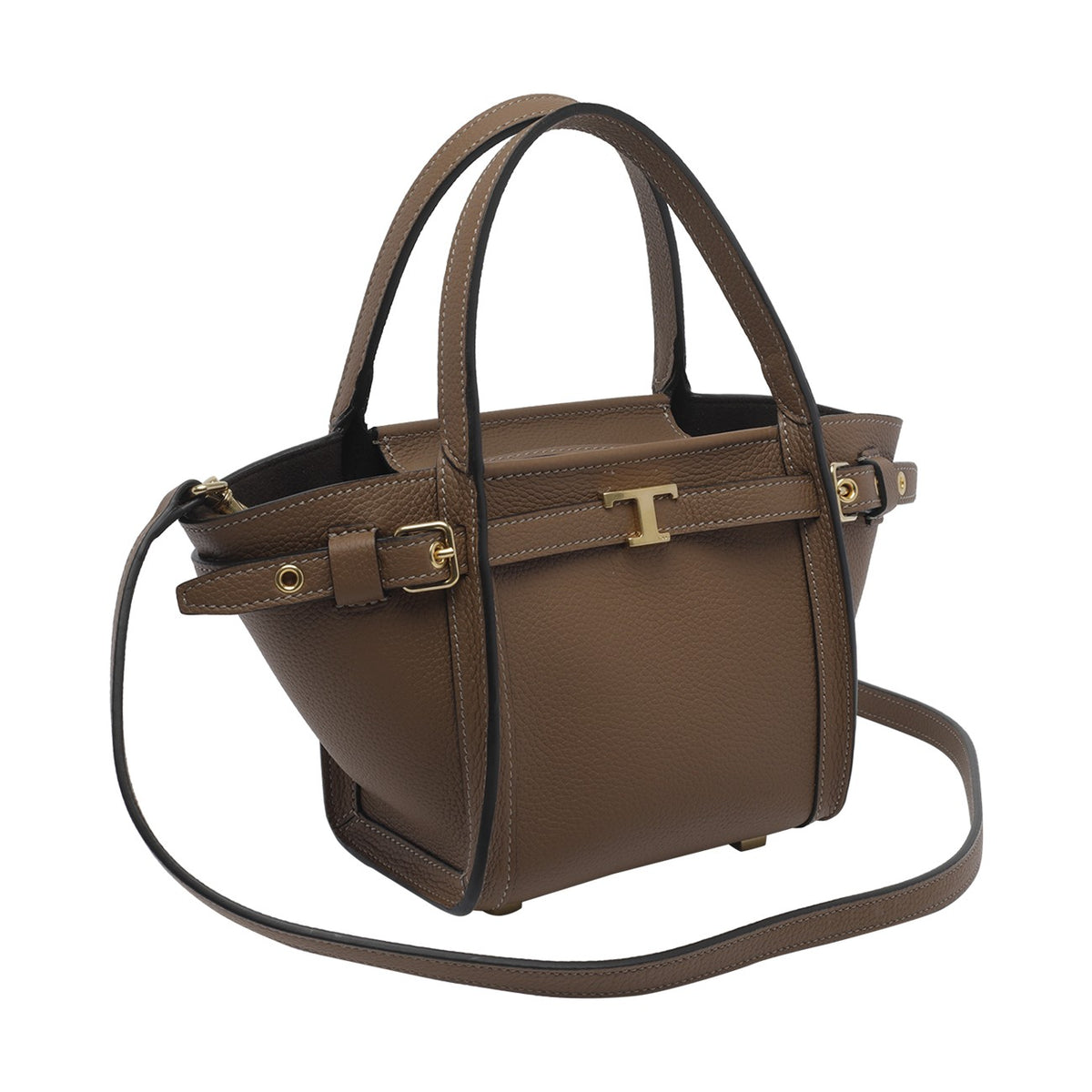 Tod's Women Mini T Signature Leather Shopping Bag