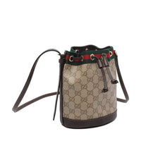 Gucci Women Mini Web Detail And Gg Bucket Bag