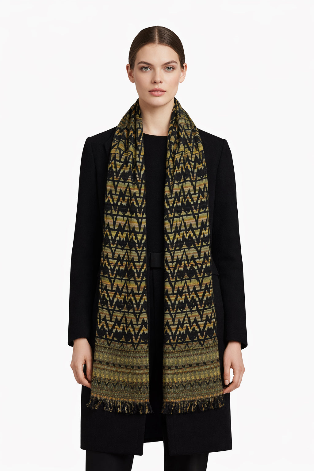Missoni Forrest Green Zigzag Womens Scarf