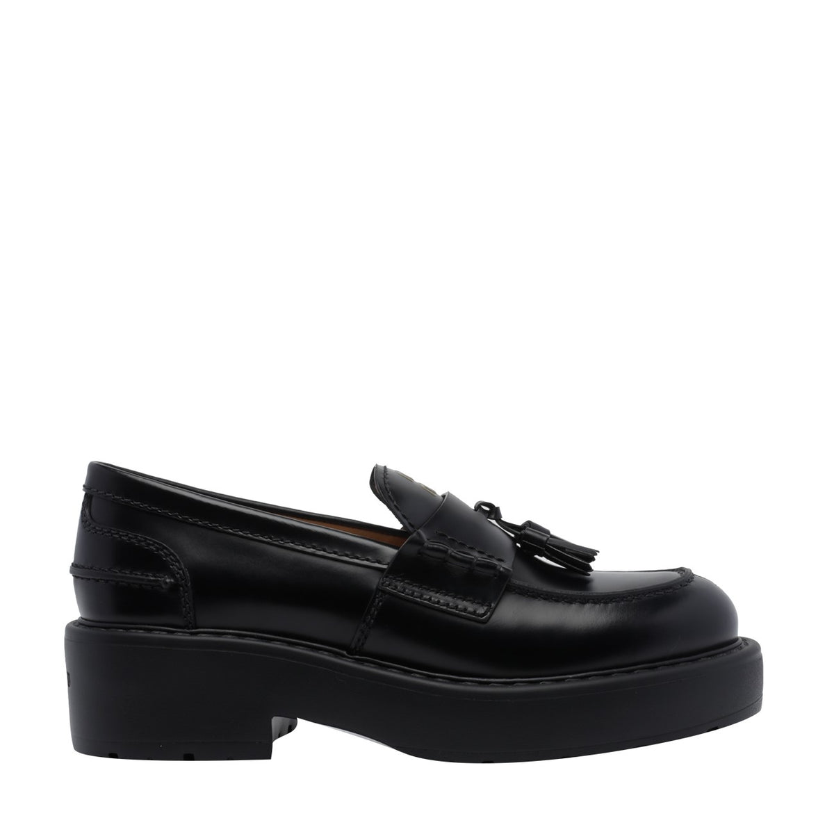 Miu Miu Miu Miu Women Miu Miu Logo Leather Loafers