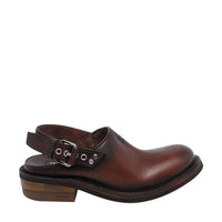 Miu Miu Miu Miu Women Miu Miu Logo Leather Sabot