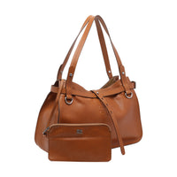 Miu Miu Women Miu Miu Logo Leather Shoulder Bag