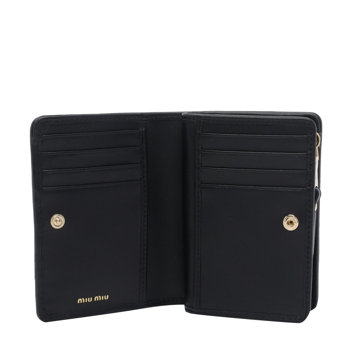 Miu Miu Women Miu Miu Logo Matelasse' Wallet