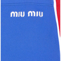 Miu Miu Women Miu Miu Logo Mini Skirt