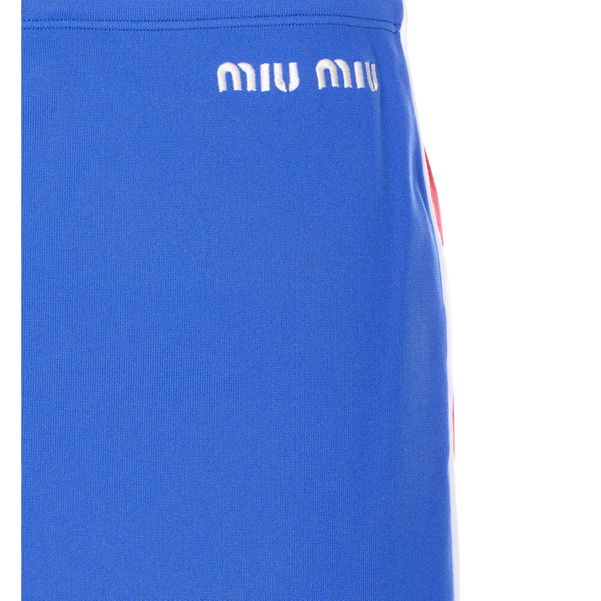 Miu Miu Women Miu Miu Logo Mini Skirt