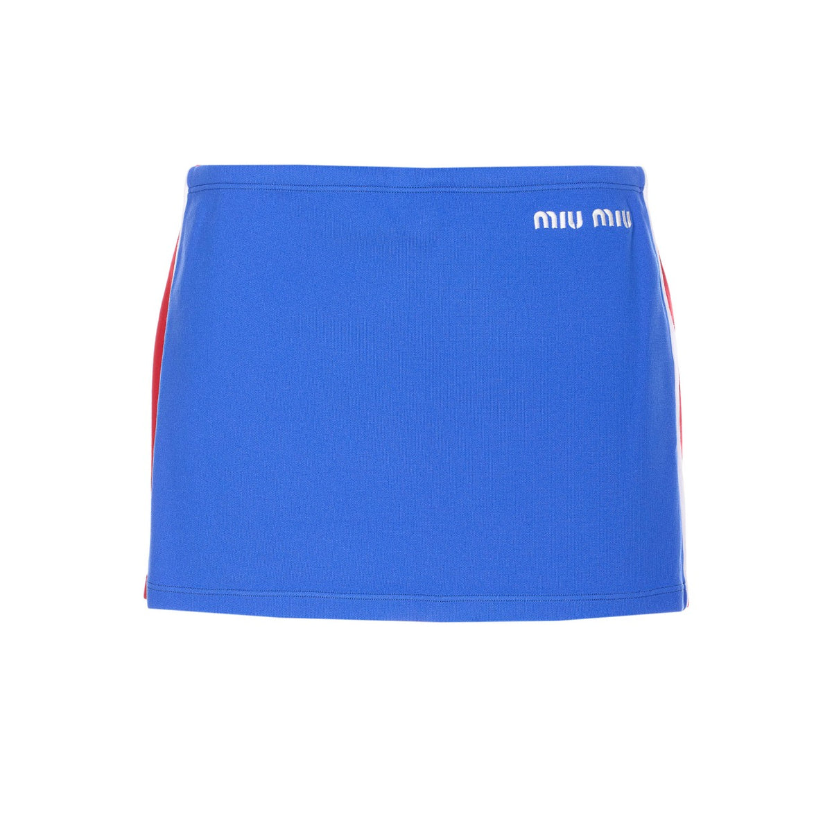 Miu Miu Women Miu Miu Logo Mini Skirt
