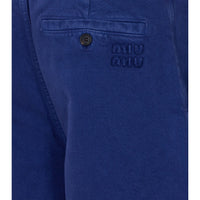 Miu Miu Women Miu Miu Logo Pants