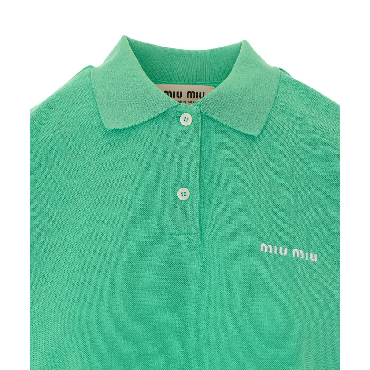 Miu Miu Miu Miu Women Miu Miu Logo Polo