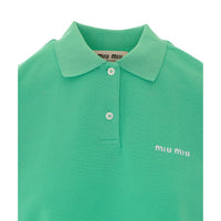 Miu Miu Miu Miu Women Miu Miu Logo Polo