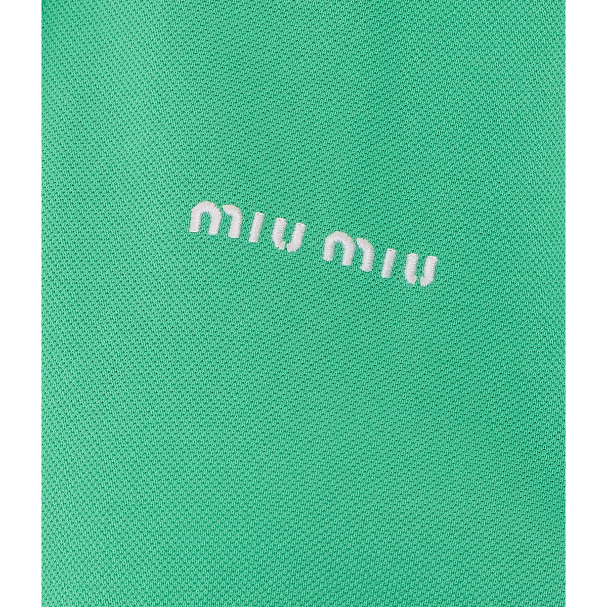 Miu Miu Miu Miu Women Miu Miu Logo Polo