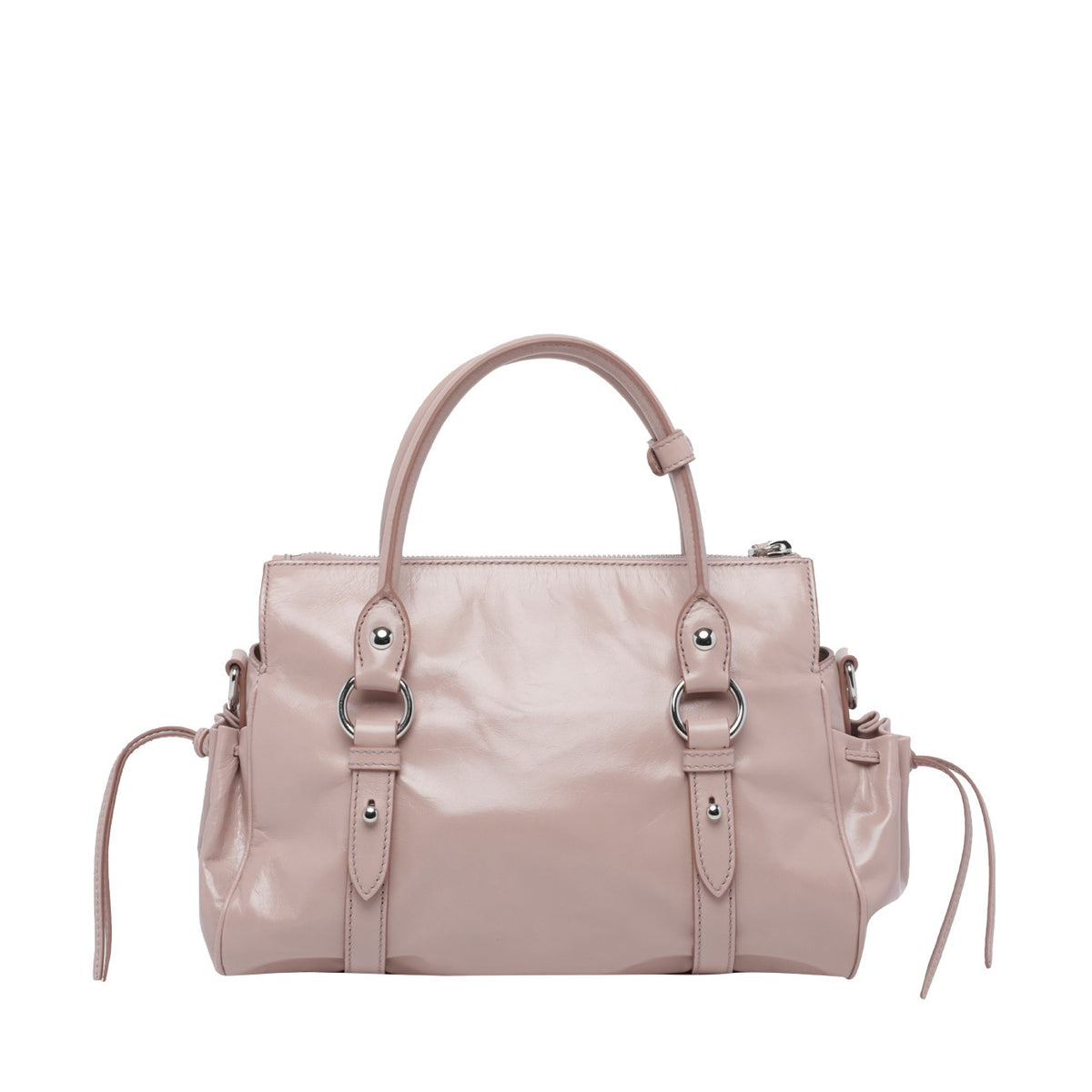 Miu Miu Women Miu Miu Shiny Leather Handbag