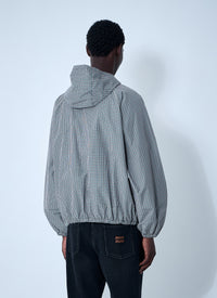Miu Miu Men Check Hooded Jacket