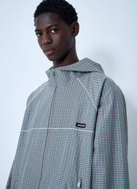 Miu Miu Men Check Hooded Jacket