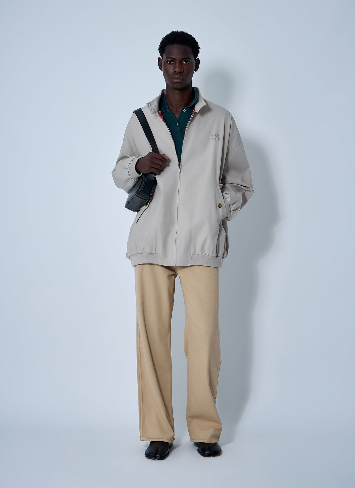 Miu Miu Men Panama Blouson Jacket