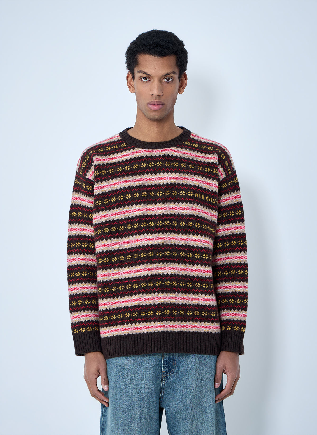 Miu Miu Men Fairisle Sweater