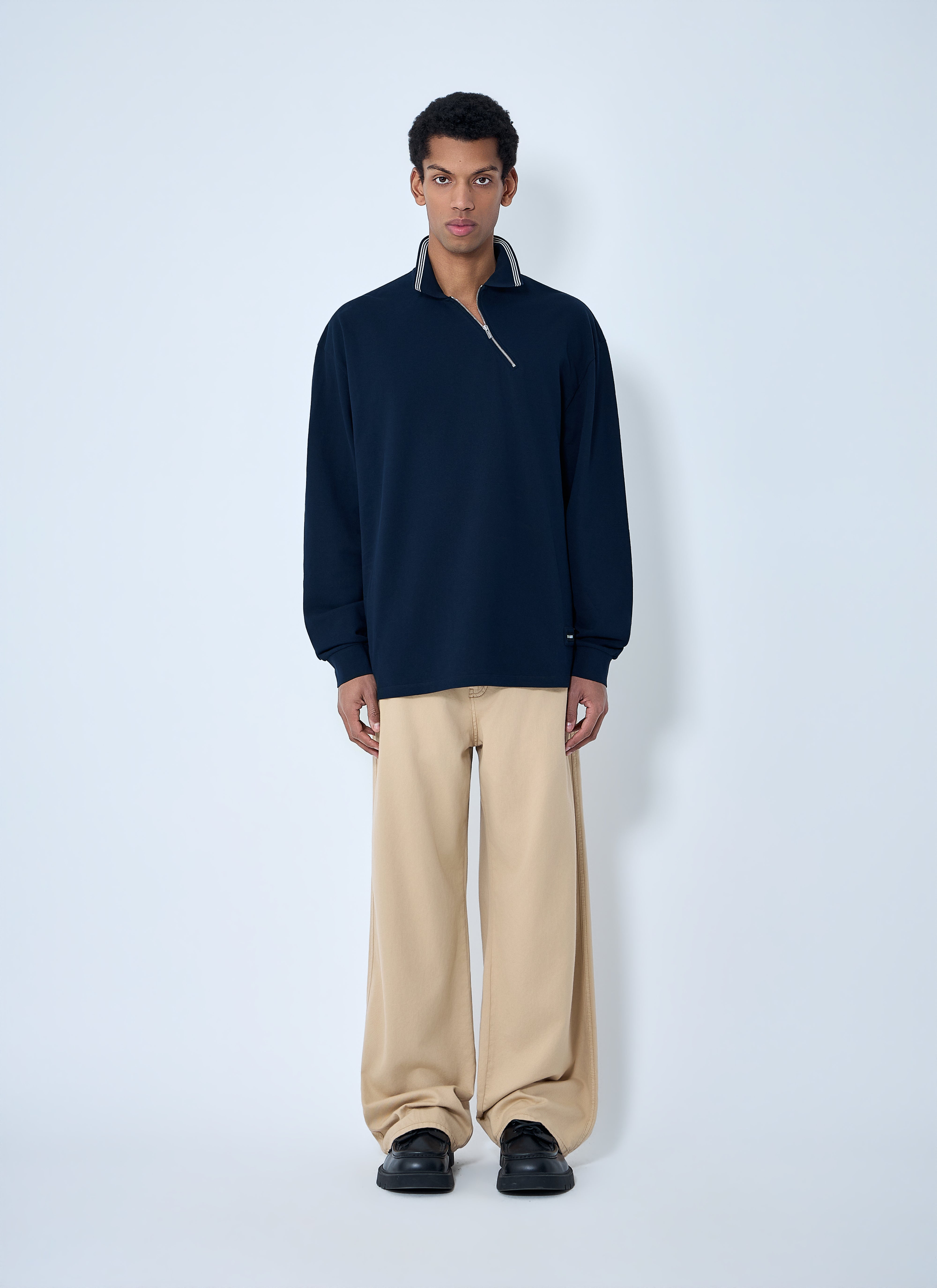 Miu Miu Men Half-Zip Polo Shirt – Bluefly